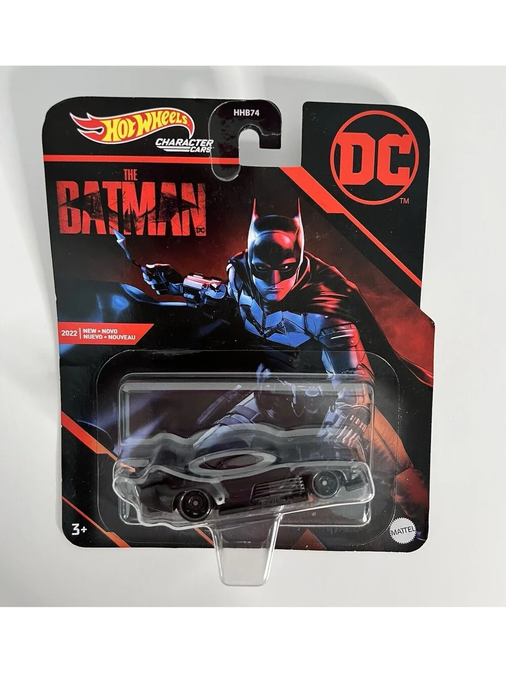 New Hot Wheels DC The Batman 2022 Batman Character Car GRM30 1:64 Sealed